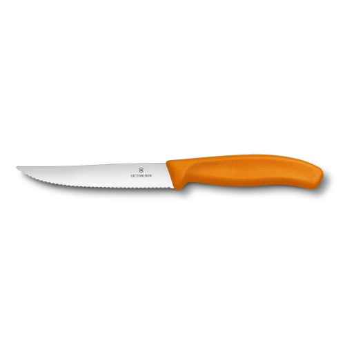 Przejdź do produktu Swiss Classic nóż kuchenny Victorinox 6.7936.12L9, z ząbkami, pomarańczowy