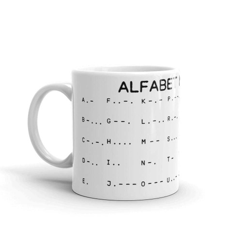 Przejdź do produktu kubek ceramiczny - Alfabet Morse'a