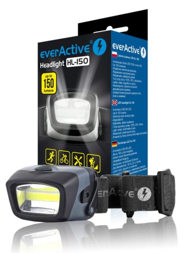 Przejdź do produktu latarka czołowa everActive HL 150