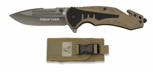 Przejdź do produktu nóż składany K25 Tactical coyote z etui