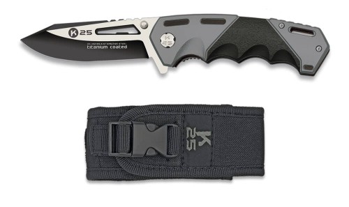 Przejdź do produktu nóż składany K25 Tactical FOS Black-Grey