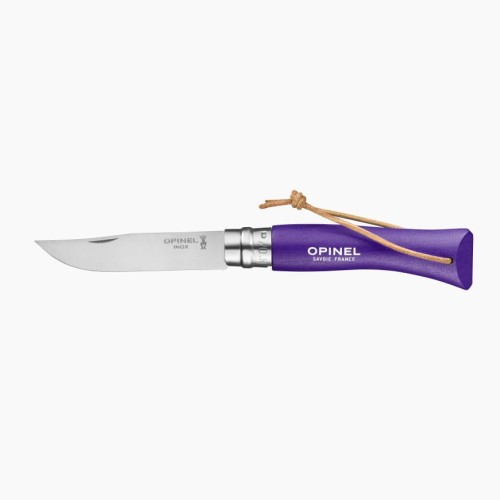 Przejdź do produktu nóż OPINEL No 07 INOX z rzemieniem, fiolet