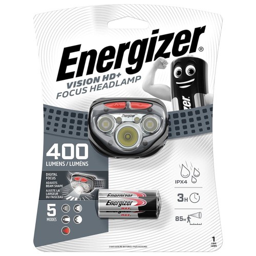 Przejdź do produktu latarka czołowa ENERGIZER HD+ FOCUS 400 lumenów