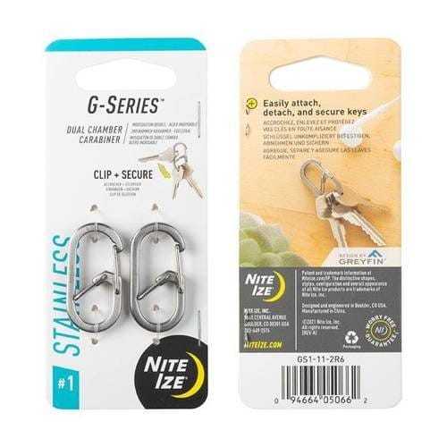 Przejdź do produktu S-Biner #1 G-series Dual Chamber Carabiner stalowy  