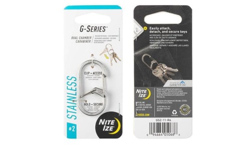 Przejdź do produktu S-Biner #2 G-series Dual Chamber Carabiner stalowy