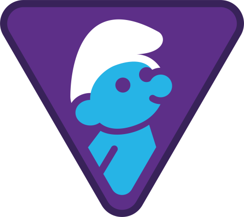 Przejdź do produktu plakietka trop zuchowy SMERFY