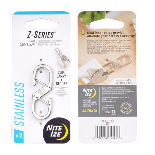 Przejdź do produktu S-Biner #2 Z-series Dual Chamber Carabiner stalowy  