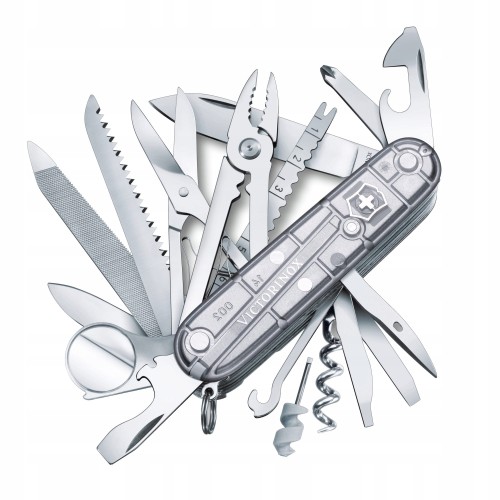 Przejdź do produktu scyzoryk Victorinox 1.6794.T7 Swiss Champ Silver Tech