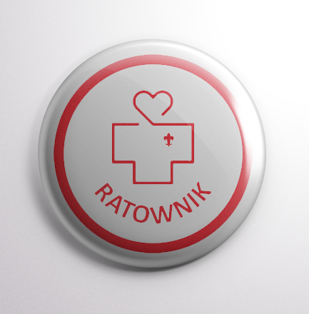 Przejdź do produktu przypinka harcerska  - ratownik