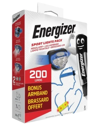 Przejdź do produktu latarka czołowa Energizer Vision  + opaska do biegania