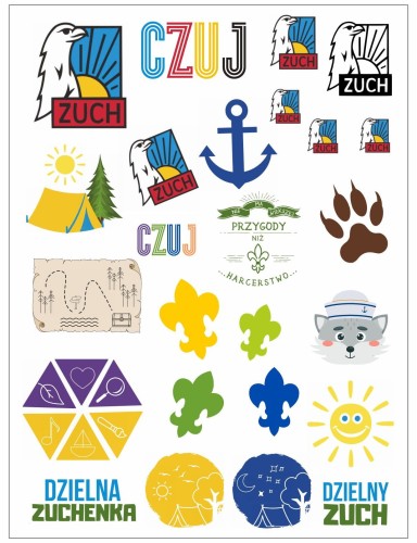 Przejdź do produktu tatuaże ZUCHOWE  zmywalne