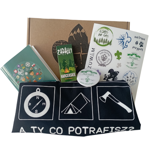 Przejdź do produktu zestaw prezentowy harcerski - worek, poradnik