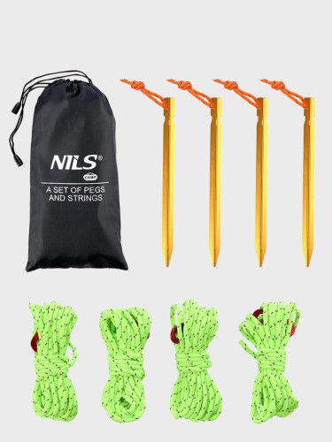 Przejdź do produktu zestaw śledzie i naciągi do namiotu Nils Camp