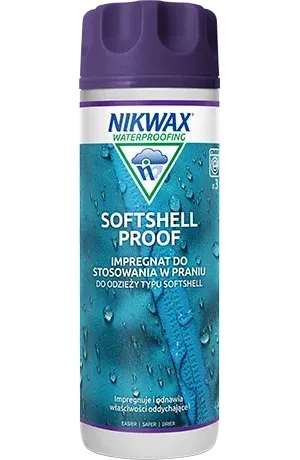 Przejdź do produktu Nikwax Softshell Proof Wash In 300 ml