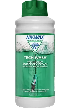Przejdź do produktu Nikwax Tech Wash 1000 ml - odzież wodoodporna
