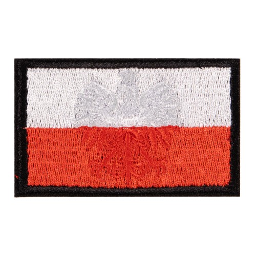 Przejdź do produktu plakietka flaga Polski z orłem w tle