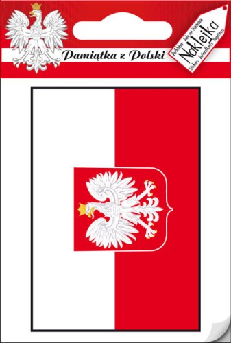 Przejdź do produktu naklejka bandera - flaga z godłem