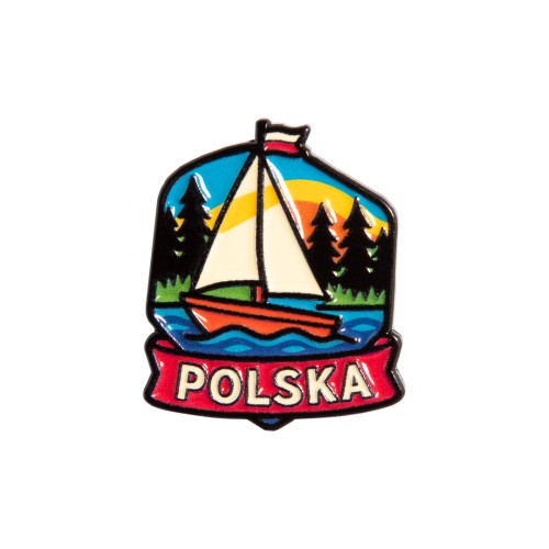 Przejdź do produktu przypinka Polska żaglówka