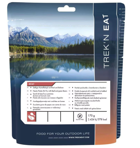 Przejdź do produktu Trek'n Eat ziemniaki z wołowiną i groszkiem 170 g