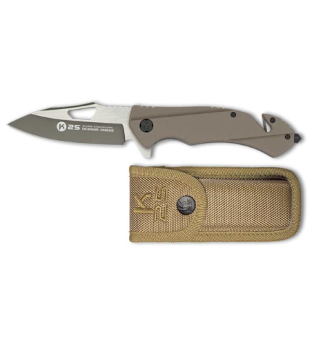 Przejdź do produktu nóż K25 25001 Tactical Pocket Knife G10 coyote