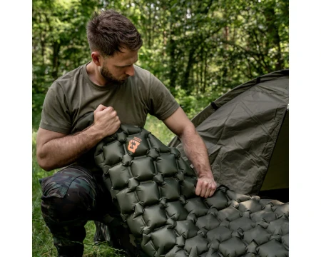 Materac dwuosobowy Badger Outdoor 186 x 116 cm - Olive