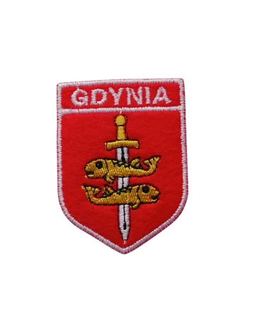 plakietka naszywka herb Gdyni