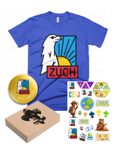 Przejdź do produktu zestaw prezentowy zuchowy  - koszulka, naklejki, przypinka