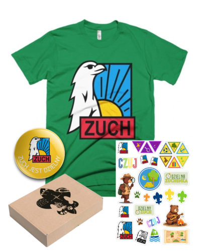 Przejdź do produktu zestaw prezentowy zuchowy  - koszulka, naklejki, przypinka 