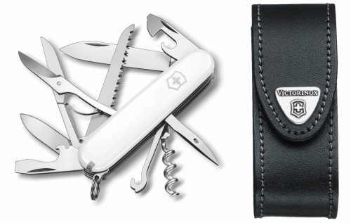 Przejdź do produktu zestaw scyzoryk Victorinox 1.3713.7 Huntsman plus etui 4.0520.3