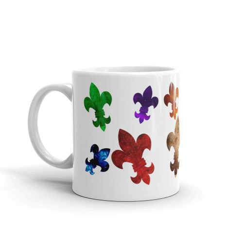 Przejdź do produktu kubek ceramiczny - kolorowe lilijki  harcerskie