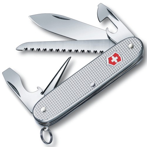 Przejdź do produktu scyzoryk Victorinox 0.8241.26 Farmer, silver Alox