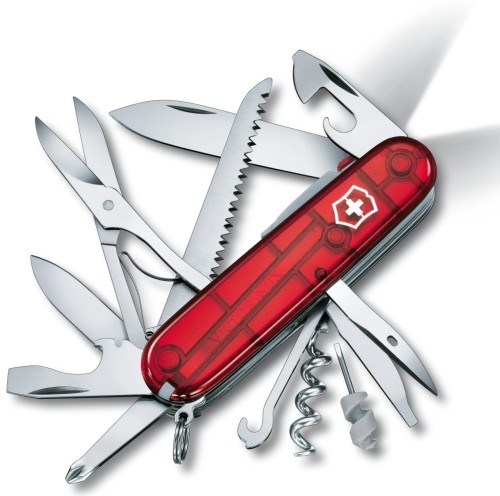 Przejdź do produktu scyzoryk Victorinox 1.7915.T Huntsman Lite czerwony transparentny