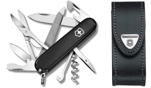 Przejdź do produktu zestaw scyzoryk Victorinox 1.3743.3 Mountaineer plus etui 4.0520.3