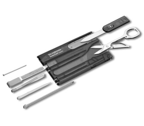 Przejdź do produktu SwissCard Classic Victorinox 0.7133.T3 czarna transparentna 