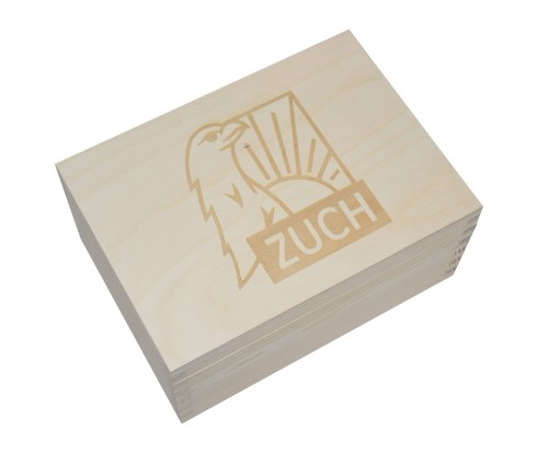 Przejdź do produktu drewniane pudełko ze znaczkiem zucha - skrzynka 