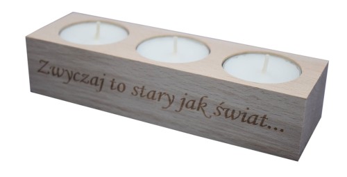 Przejdź do produktu harcerski świecznik - "Zwyczaj to stary jak świat..."
