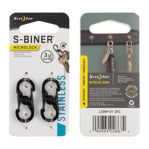 Przejdź do produktu S-Biner MicroLock stalowy z blokadą - zestaw 