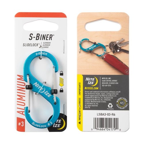 Przejdź do produktu S-Biner #3 SlideLock aluminium -  niebieski 
