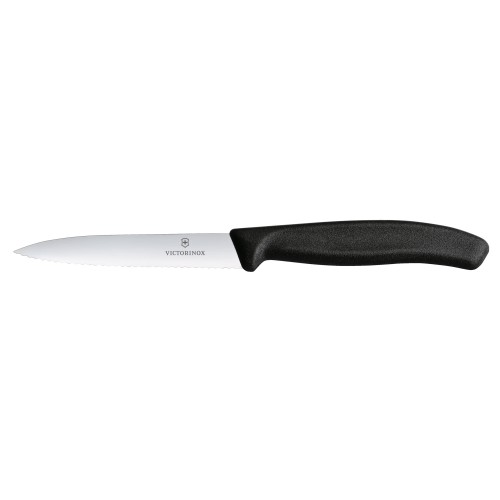 Przejdź do produktu Swiss Classic nóż kuchenny Victorinox 6.7733, ostrze z ząbkami, czarny