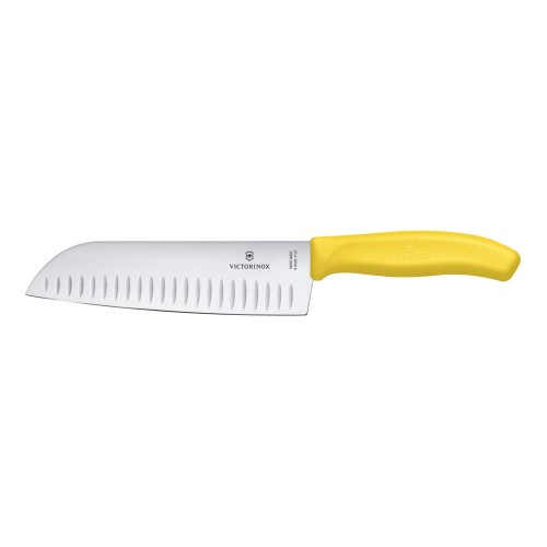 Przejdź do produktu Swiss Classic nóż kuchenny Victorinox 6.8526.17L8B, Santoku, żółty