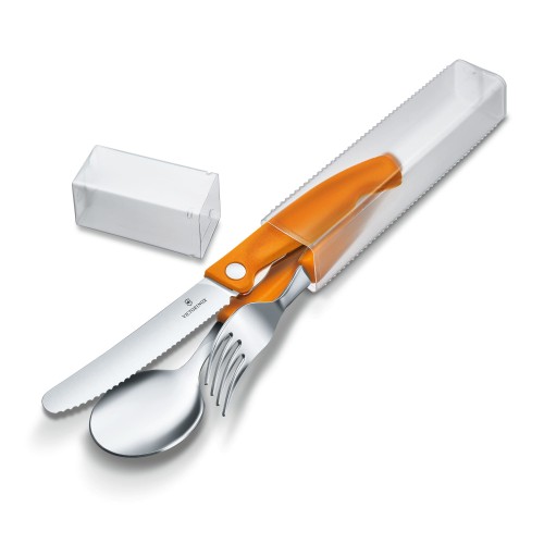 Przejdź do produktu Victorinox zestaw sztućców 6.7192.F9 pomarańczowy