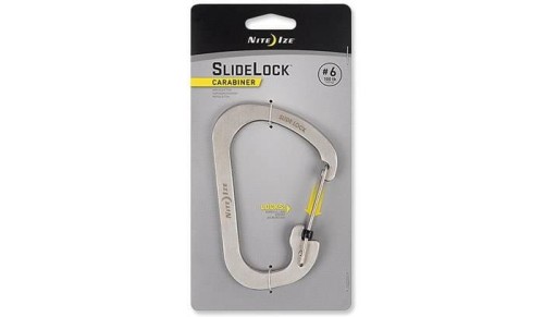 Przejdź do produktu S-Biner #6 SlideLock Carabiner -szary