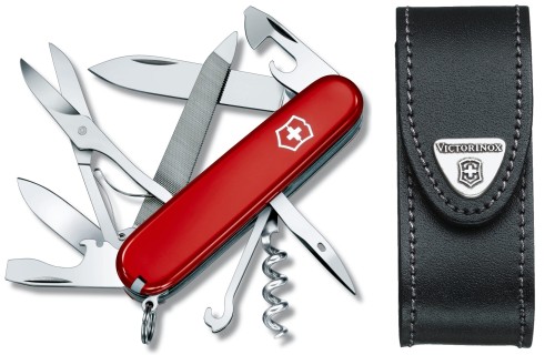 Przejdź do produktu zestaw scyzoryk Victorinox 1.3743 Mountaineer plus etui 4.0520.3