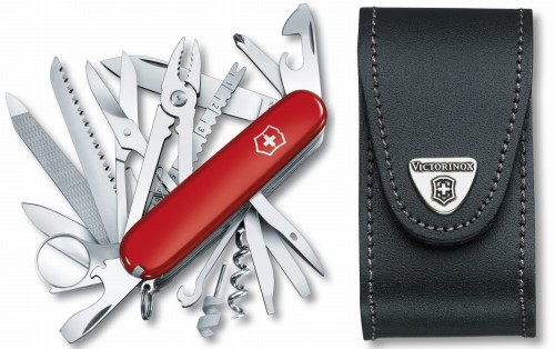 Przejdź do produktu zestaw scyzoryk Victorinox 1.6795 SwissChamp plus etui 4.0521.3