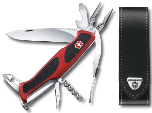 Przejdź do produktu zestaw scyzoryk Victorinox 0.9723.C RangerGrip 74 plus etui 4.0506.L