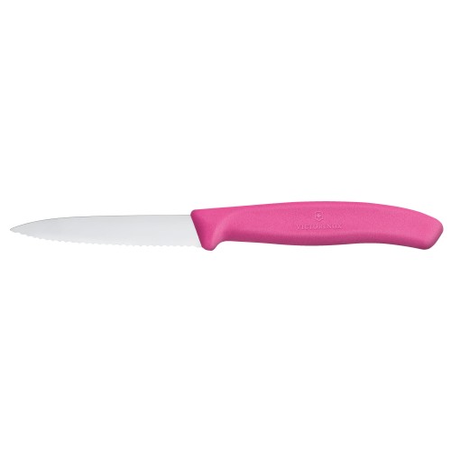 Przejdź do produktu Swiss Classic nóż kuchenny Victorinox 6.7636.L115, z ząbkami, różowy