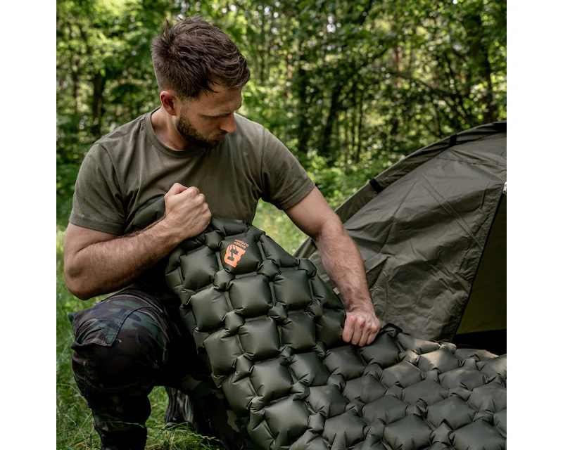 Materac dwuosobowy Badger Outdoor 186 x 116 cm - Olive